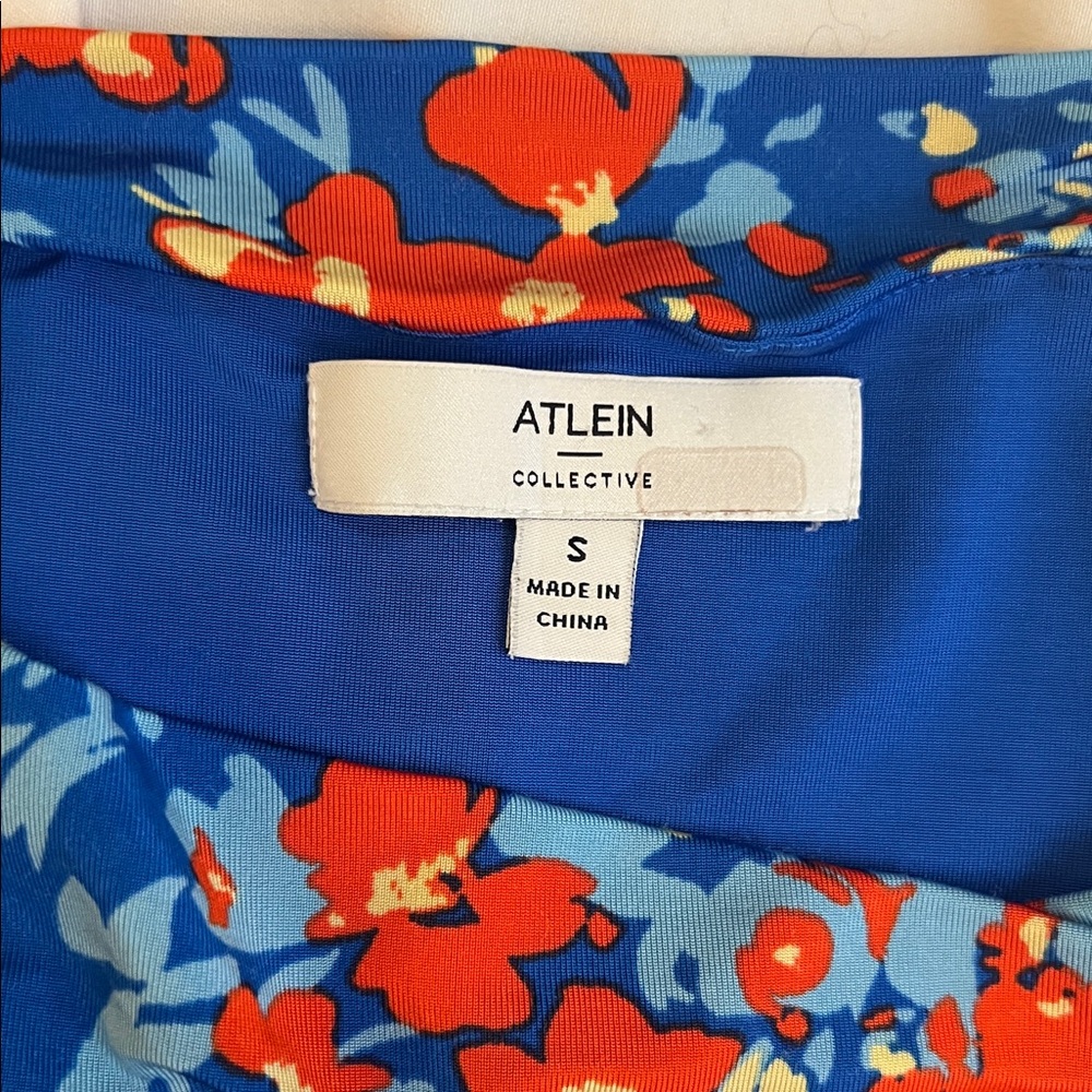 Atlein Collective RTR Ruched Floral Midi Dress | S - Picture 13 of 13